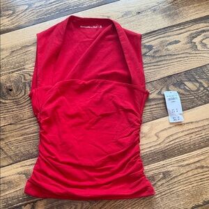 Abercrombie & Fitch Red Tank Top